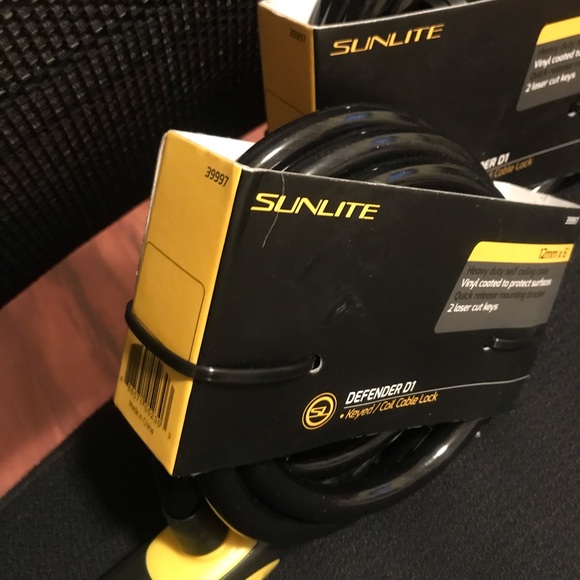 Sunlite Defender D1 Key Coil Cable Lock - Picture 3 of 4